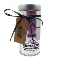 Deluxe Pyramids Tea Gift Tin Ribbon Wrapped With A Gift Tag And Message