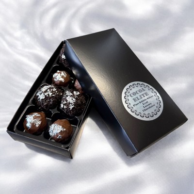Cocoa Elite - Luxury Milk And Dark Chocolates with Pure Edible Silver Leaf – Premium Gift Box